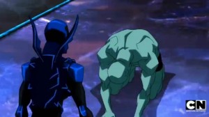 Young Justice Invasion Overall Episode 46 Season 2 Episode 20 Endgame Blue Beetle and Kid Flash Triumphant 5
